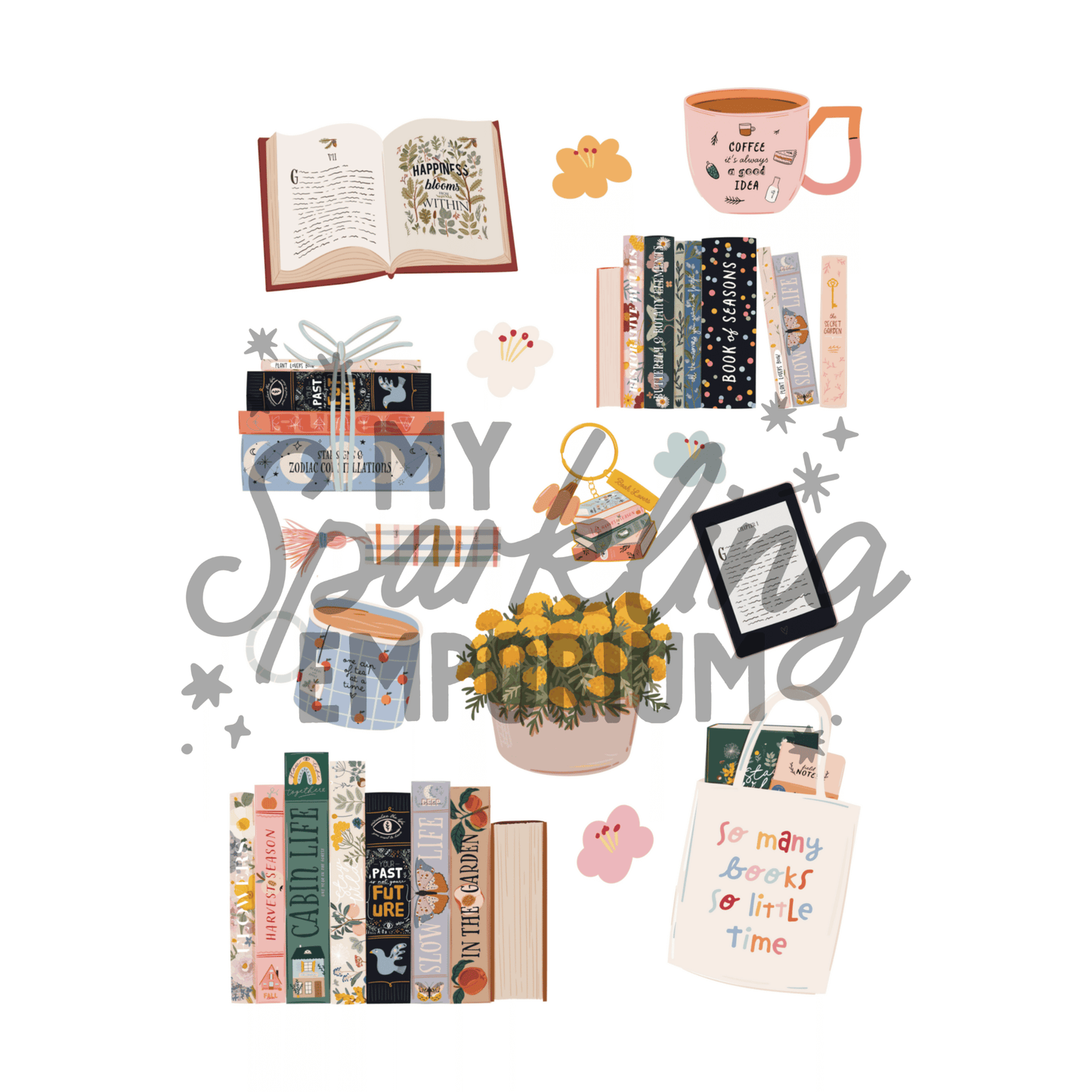 Book Club Poster Print My Sparkling Emporium