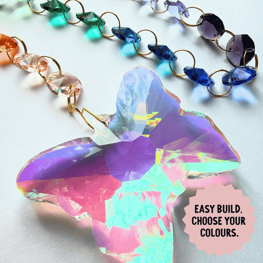 Iridescent Butterfly Prism Suncatcher Kit My Sparkling Emporium