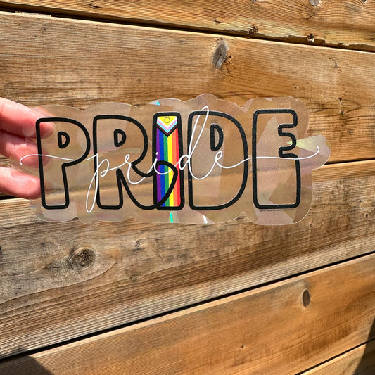 PRIDE Suncatcher Sticker My Sparkling Emporium
