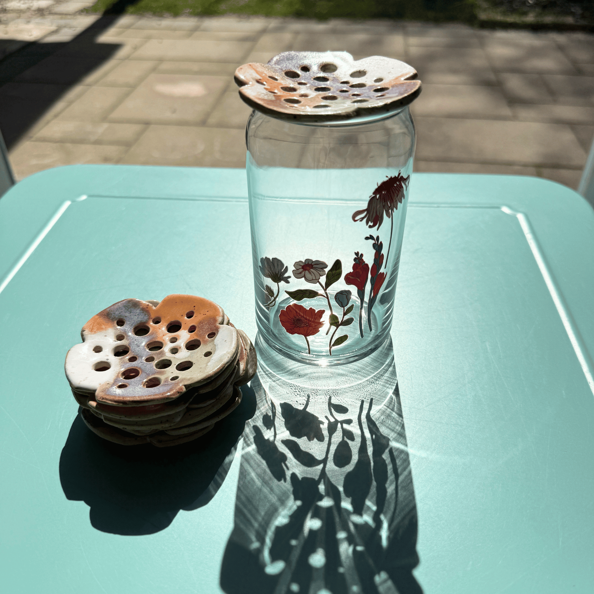 Flower Frog: Coast PotteryByMae