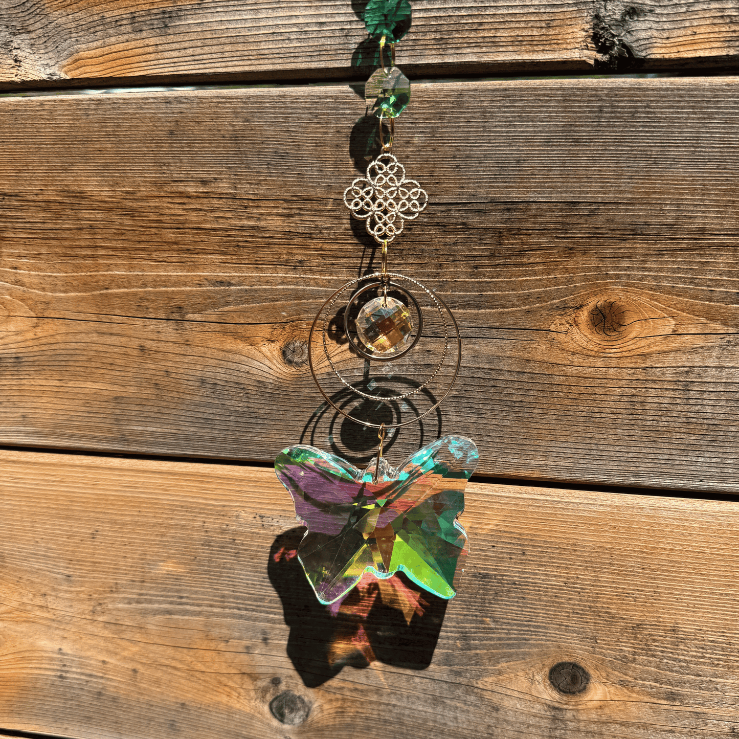 Garden Butterfly Prism Suncatcher My Sparkling Emporium