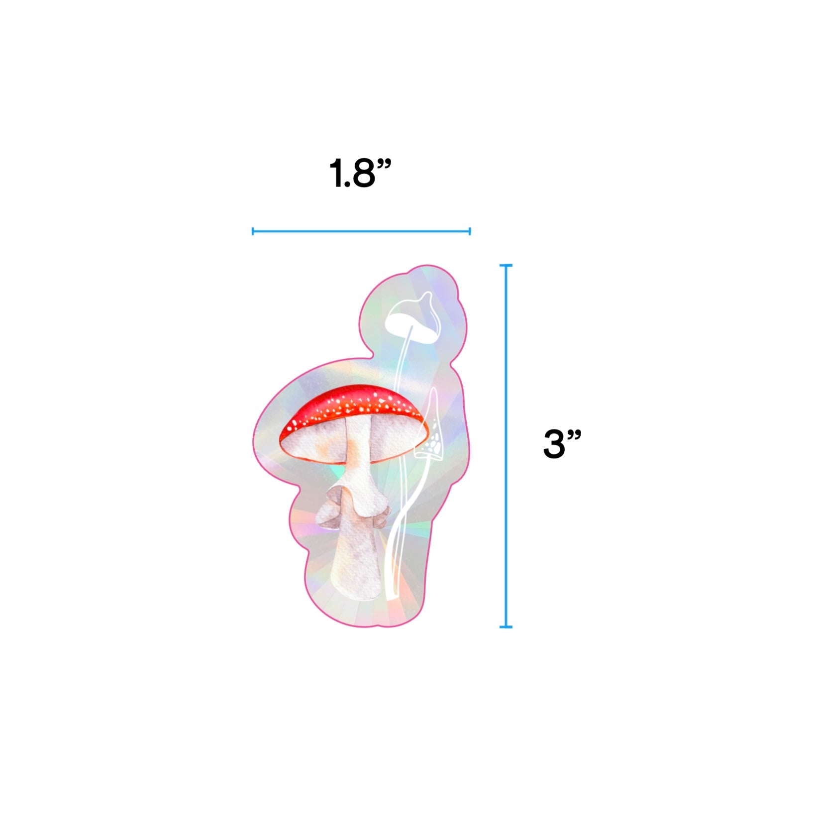 Sticker Set: Watercolour Toadstools My Sparkling Emporium