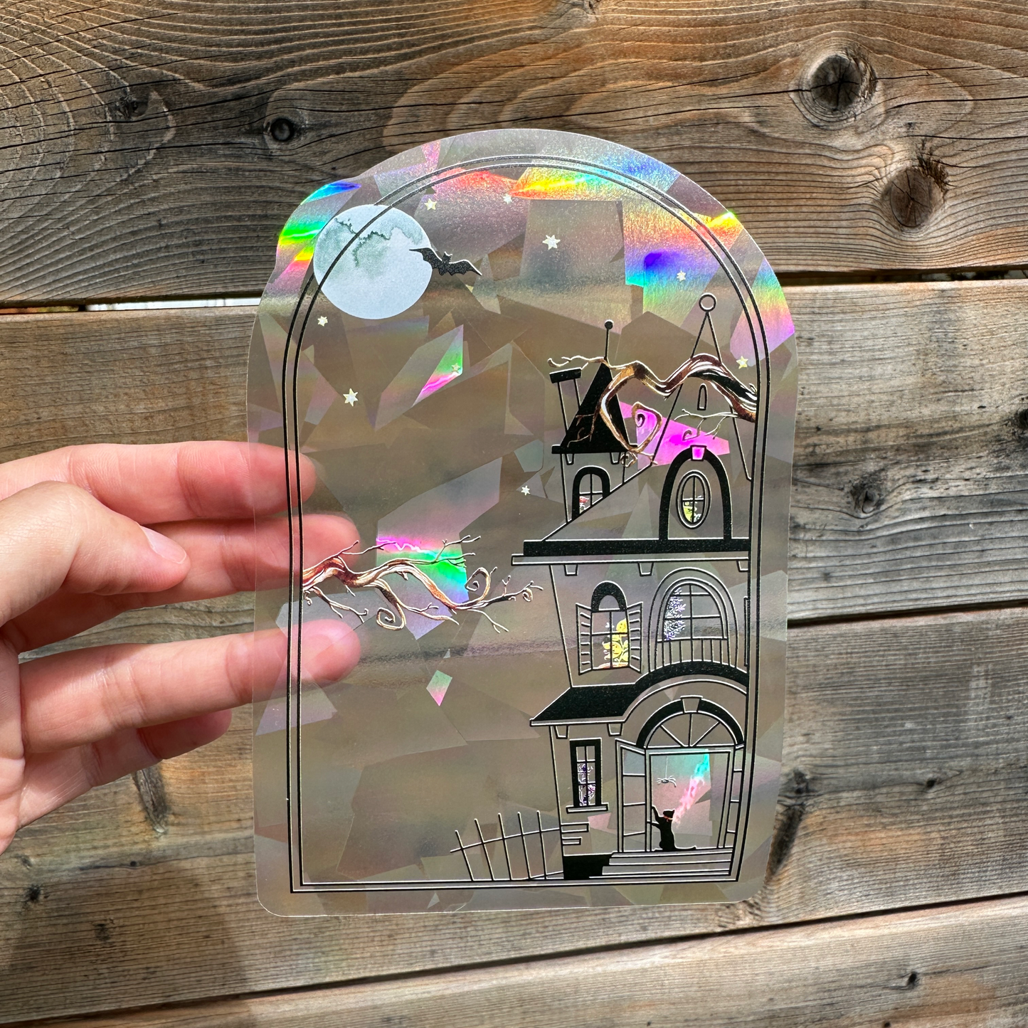 Magic Manor Suncatcher Sticker My Sparkling Emporium