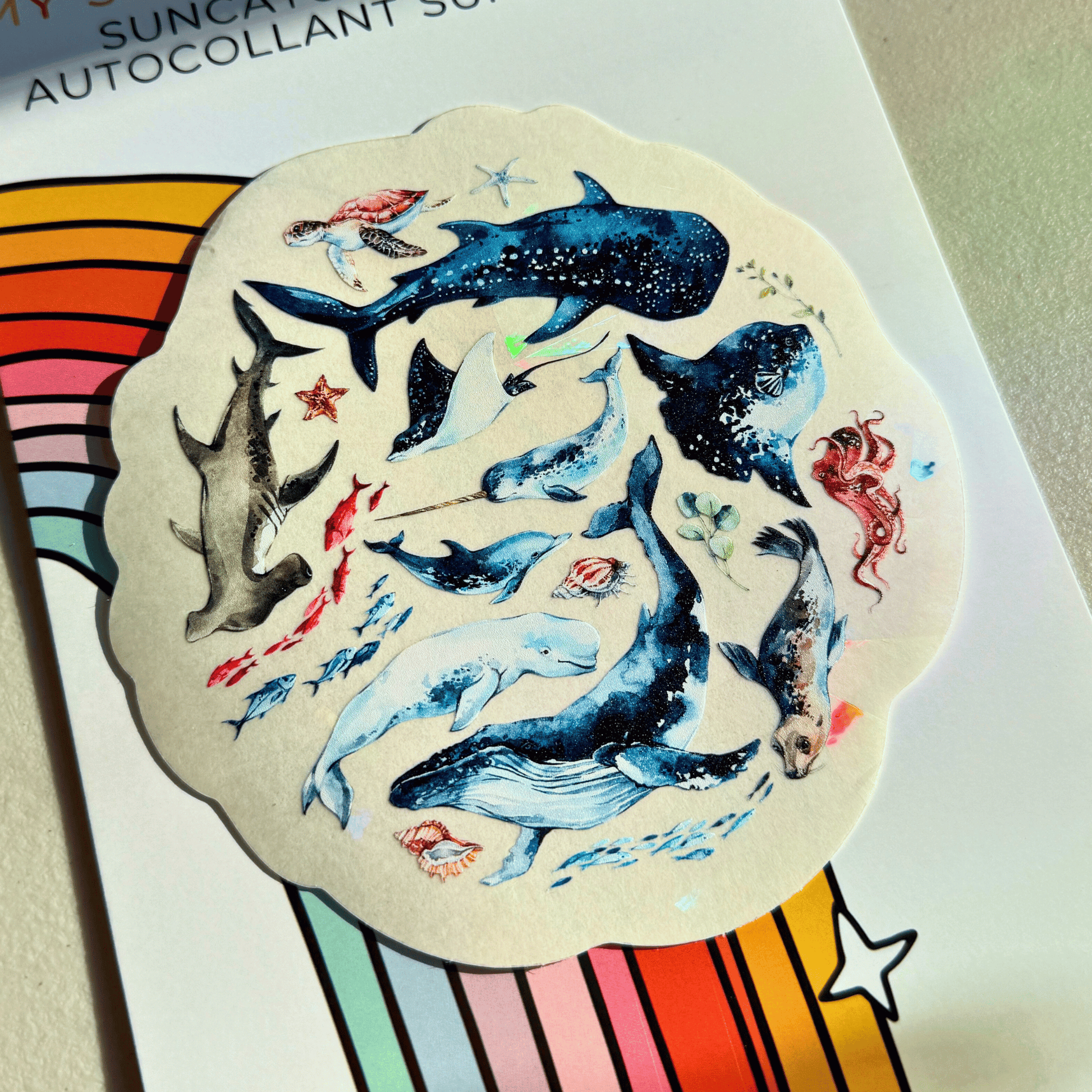Deep Sea Suncatcher Sticker My Sparkling Emporium