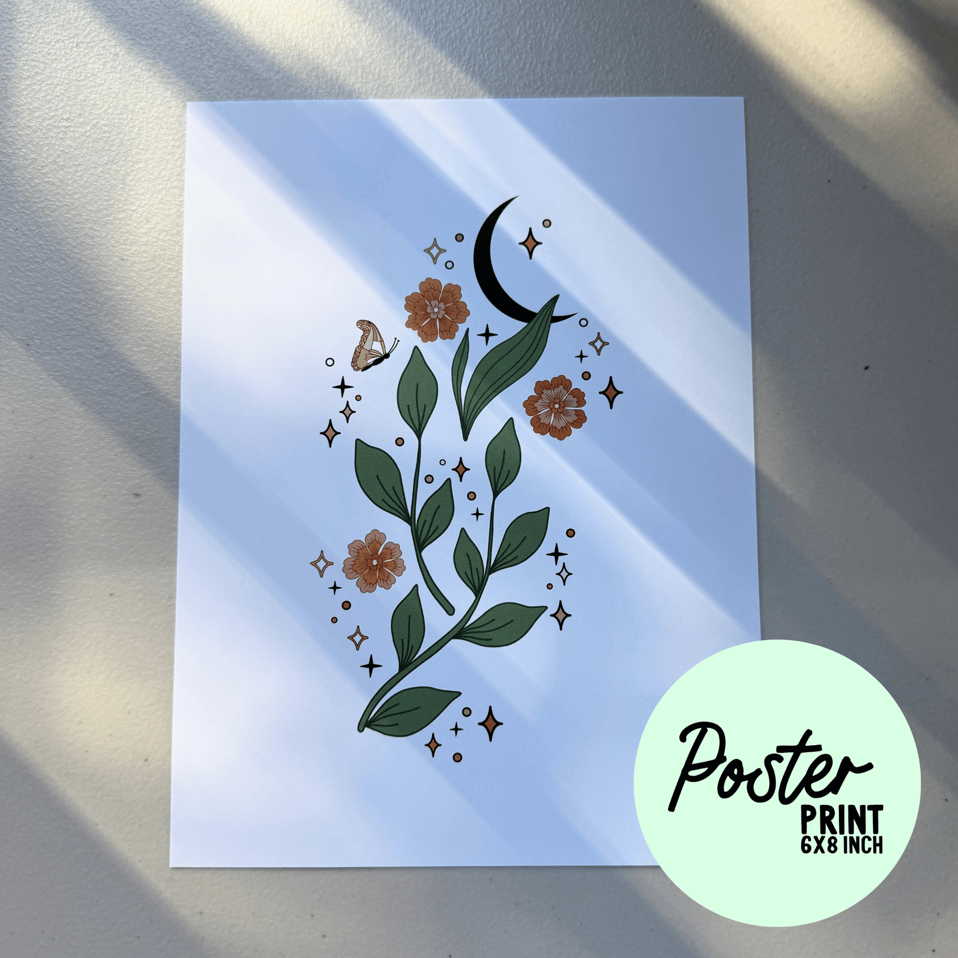 Midnight Sprout Poster Print My Sparkling Emporium