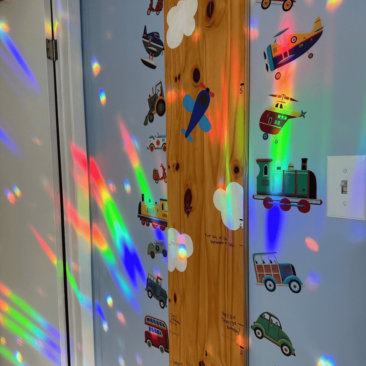 Flower Arch Suncatcher Sticker My Sparkling Emporium