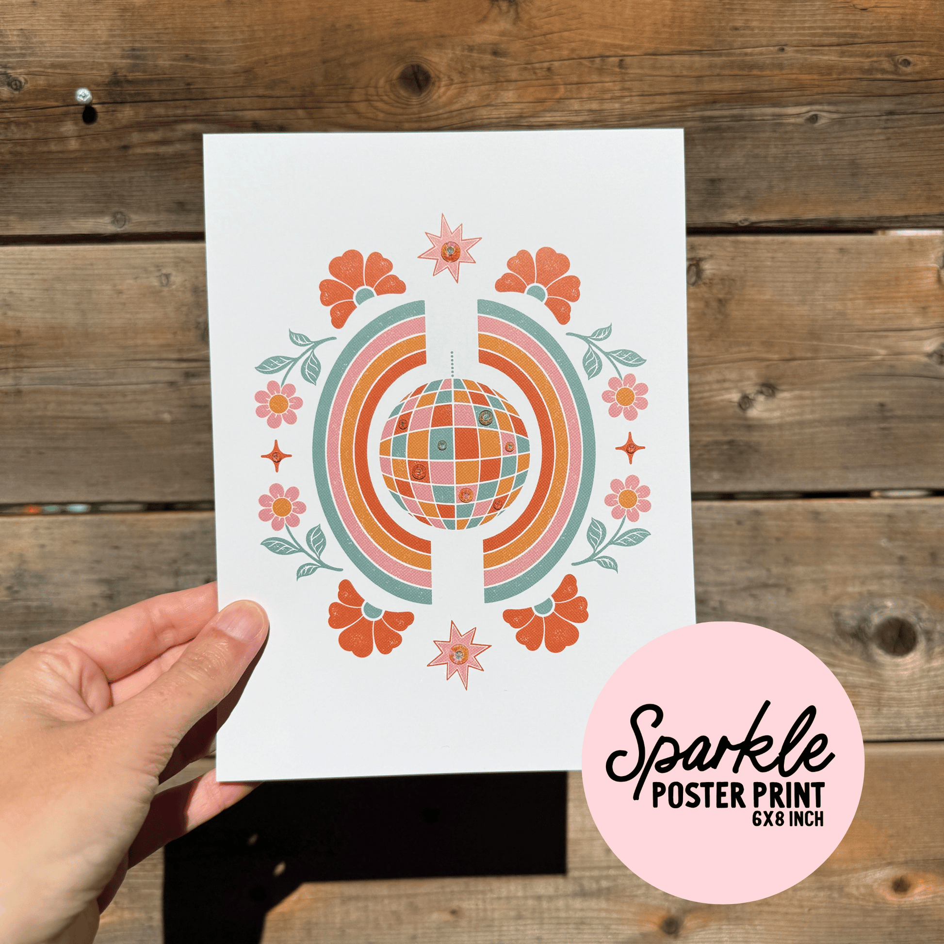 Disco Sparkle Print My Sparkling Emporium
