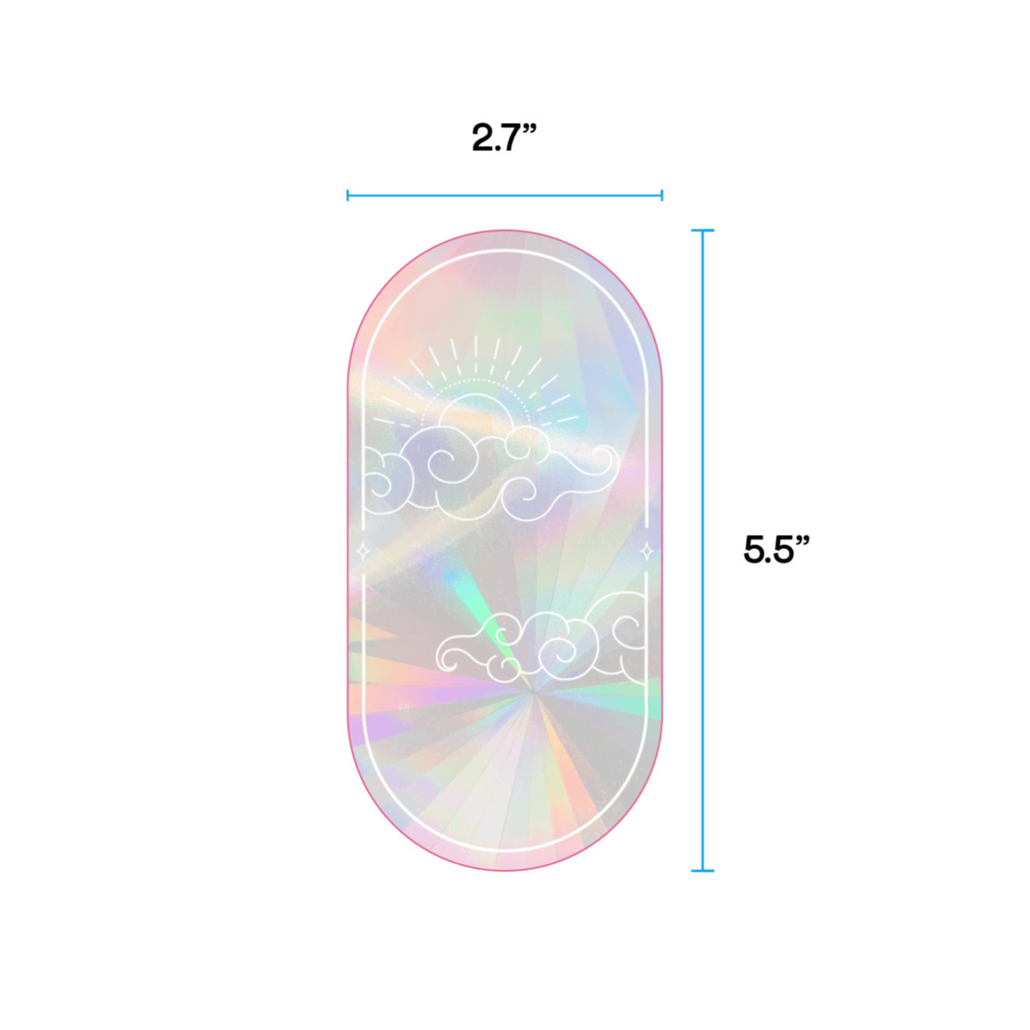 Sunrise Suncatcher Sticker My Sparkling Emporium