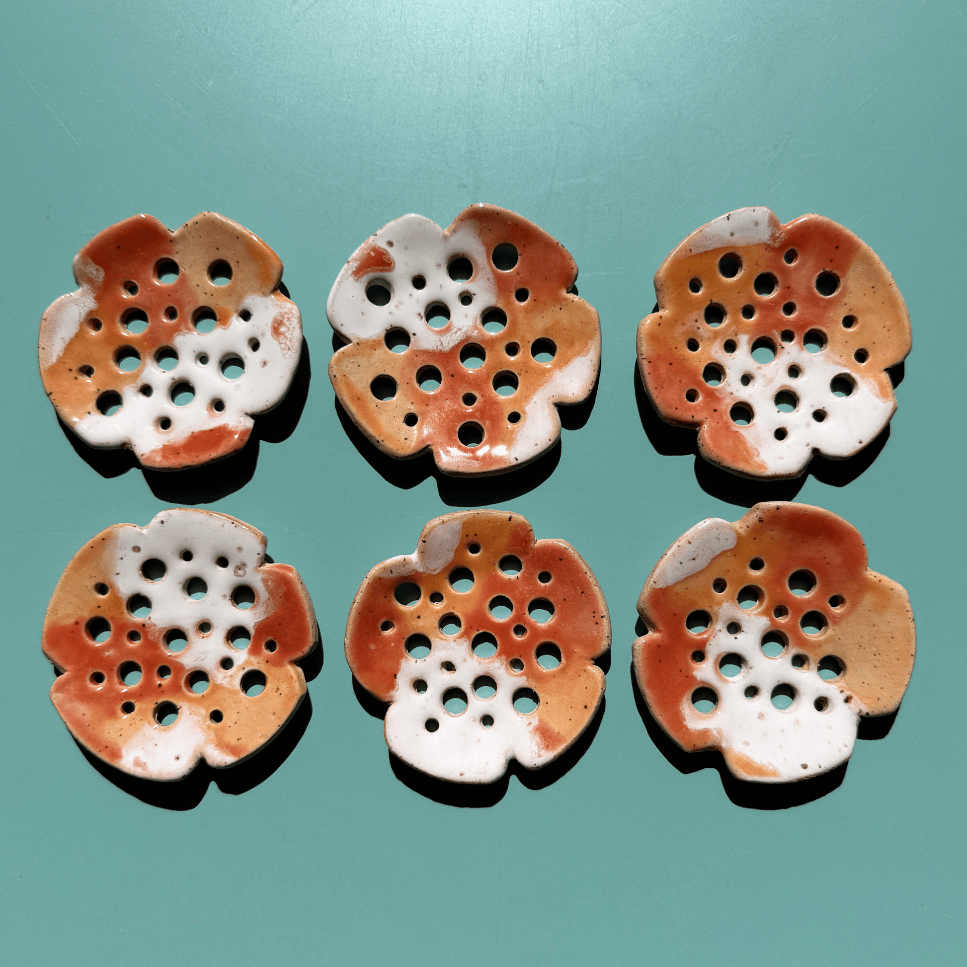 Flower Frog: Coast PotteryByMae