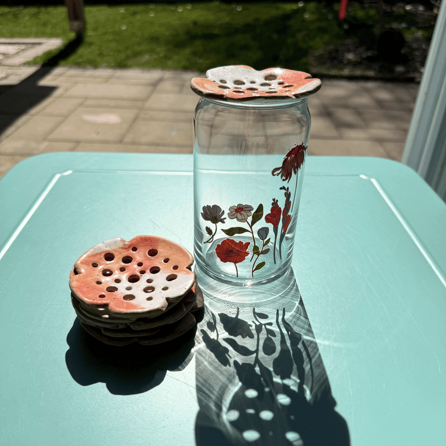 Flower Frog: Coast PotteryByMae