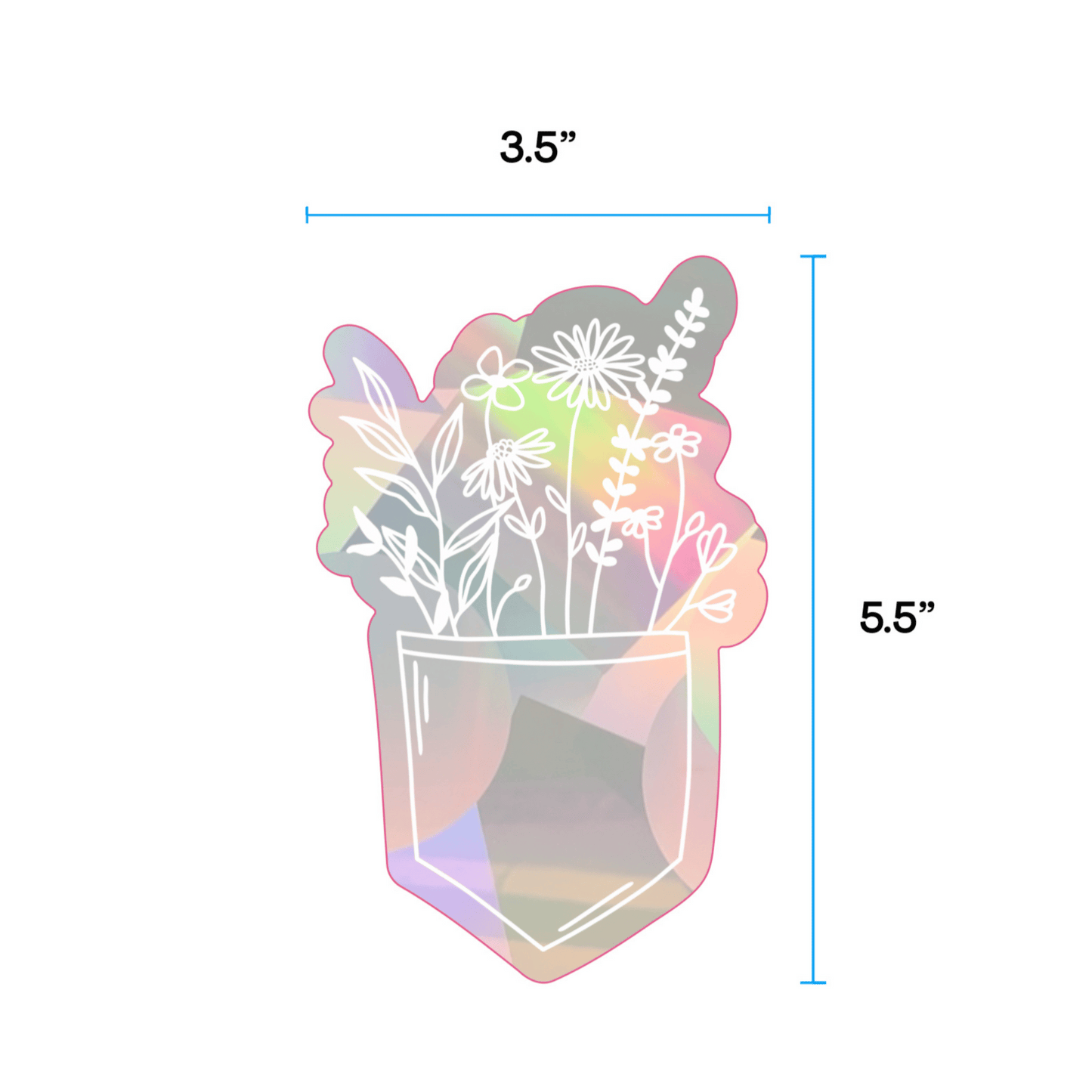 Pocket Garden Suncatcher Sticker My Sparkling Emporium