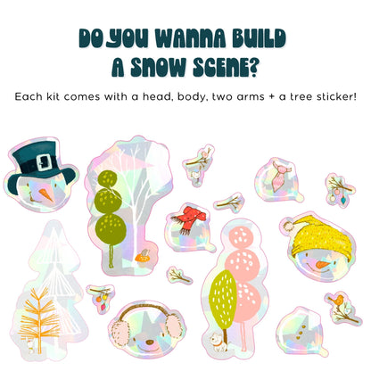 Mystery Snow Day Suncatcher Sticker Kit My Sparkling Emporium