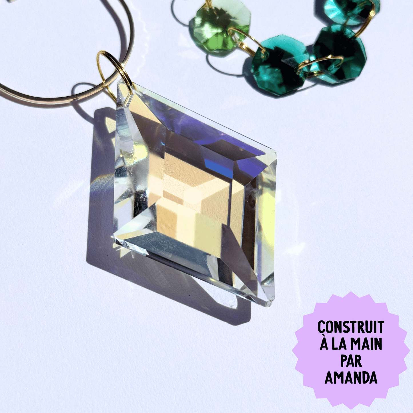 Collage Prism Suncatcher My Sparkling Emporium