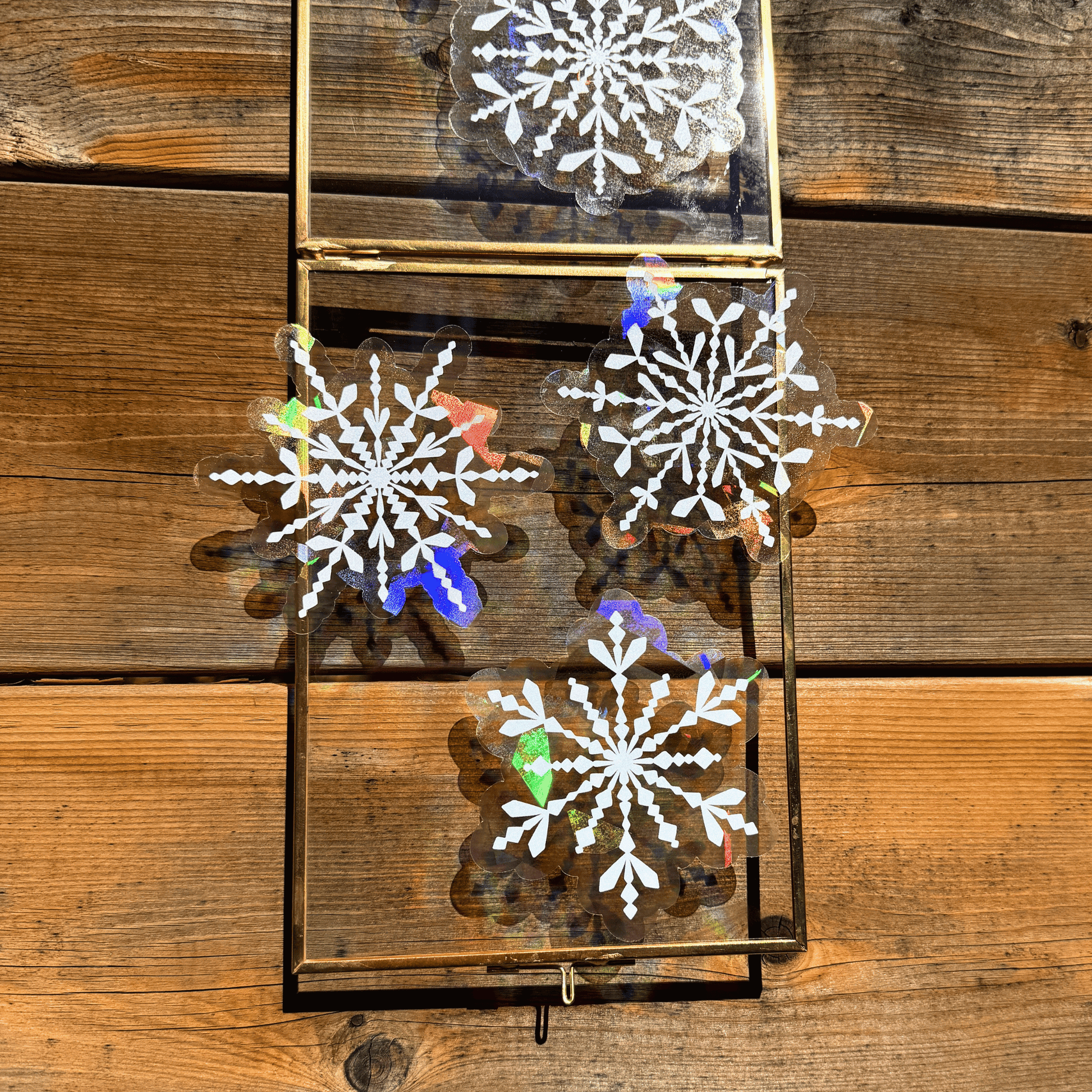 Snowflake Suncatcher Sticker Set My Sparkling Emporium