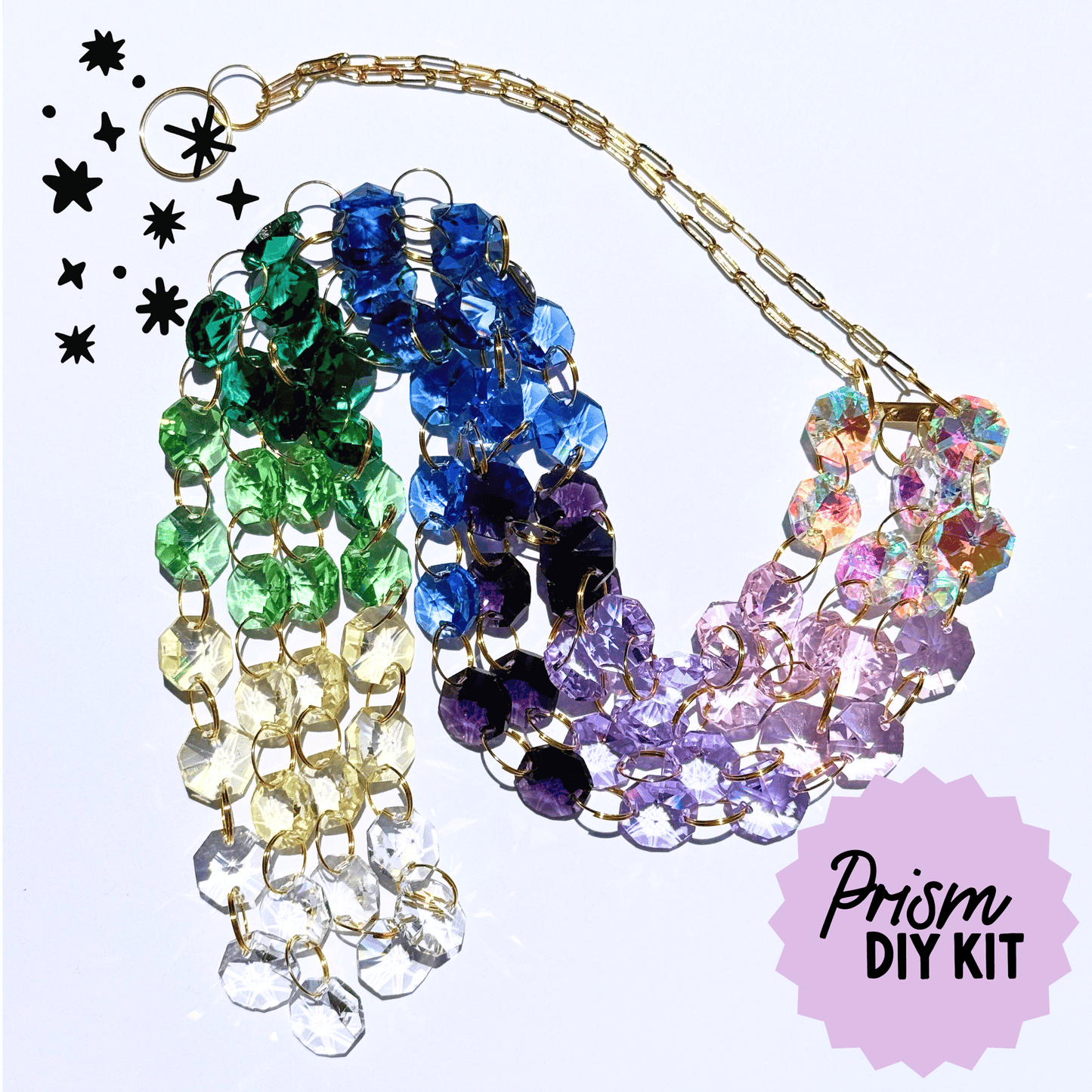 Waterfall Prism Suncatcher Kit