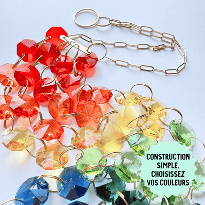 Rainbow Waterfall Prism Suncatcher Kit