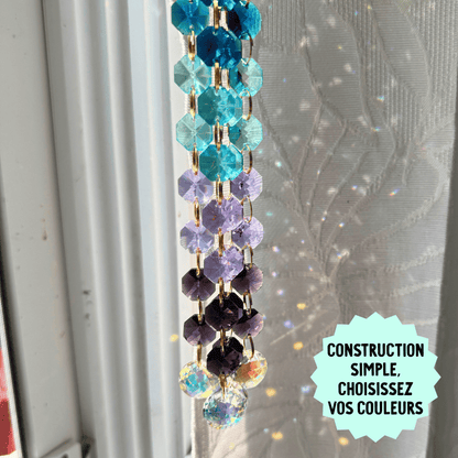 Rainbow Waterfall Prism Suncatcher Kit