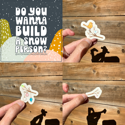 Mystery Snow Day Suncatcher Sticker Kit My Sparkling Emporium