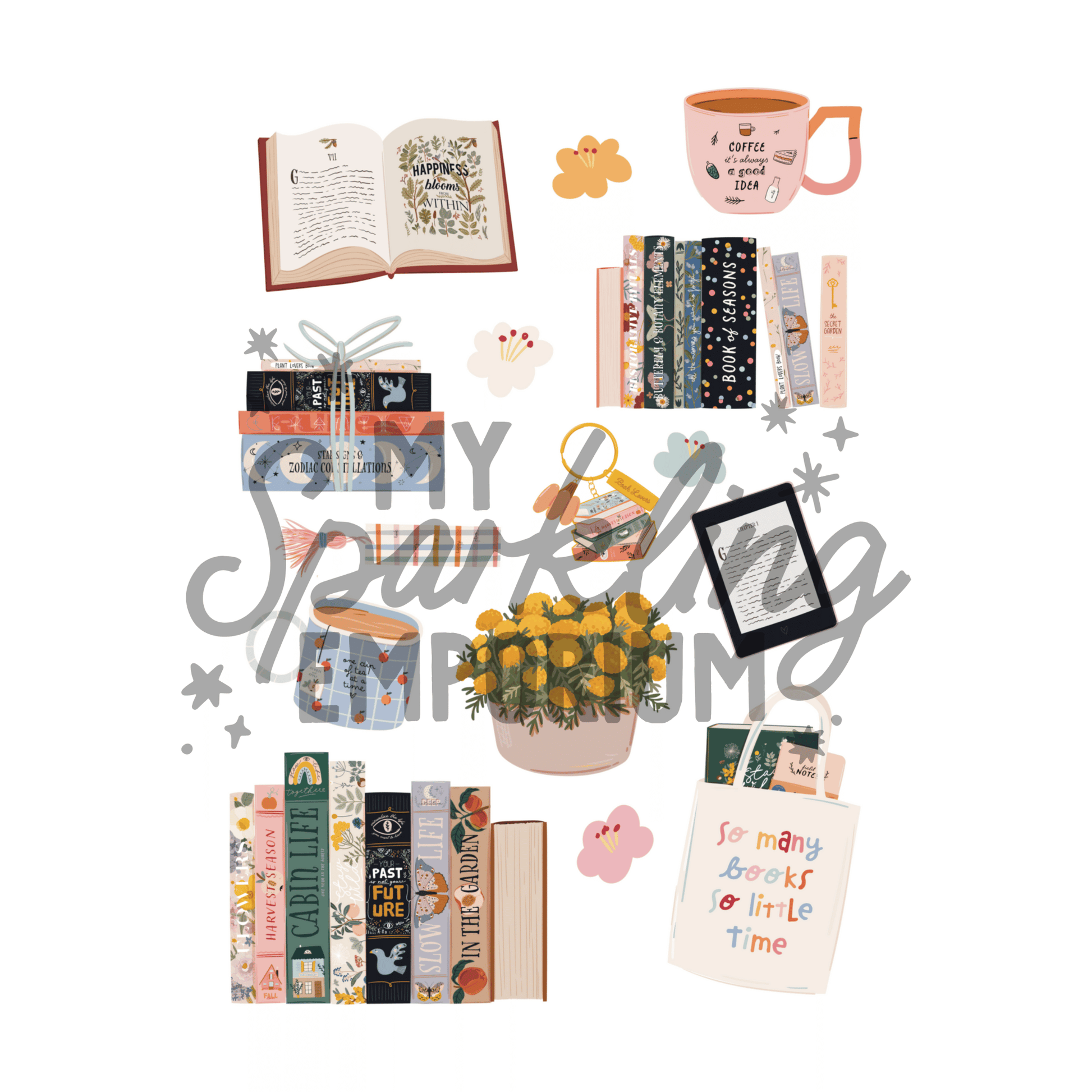 Book Club Poster Print My Sparkling Emporium