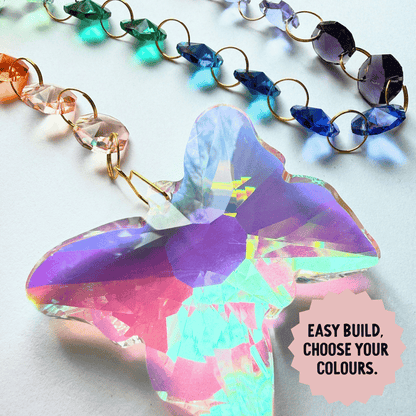 Iridescent Butterfly Prism Suncatcher Kit My Sparkling Emporium