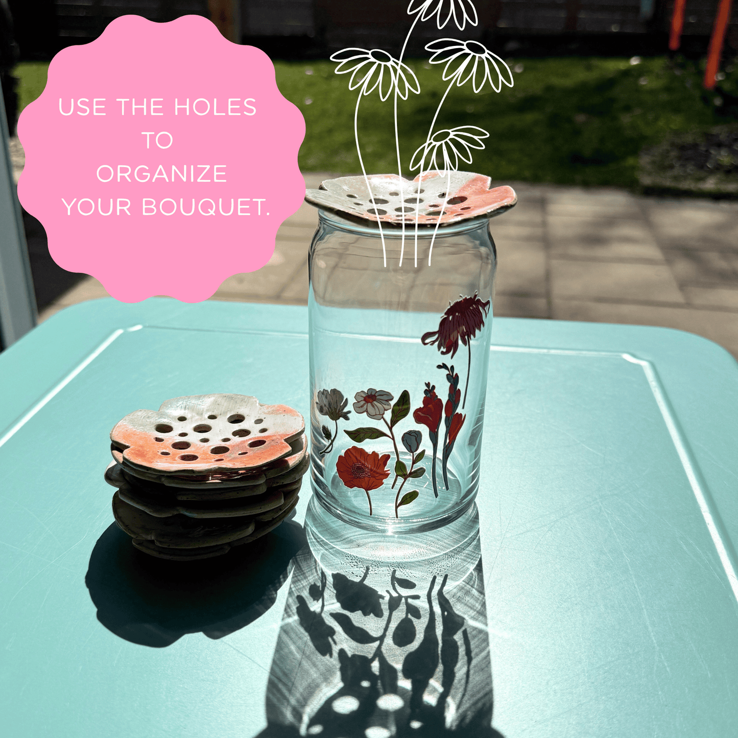 Flower Frog: Coast PotteryByMae