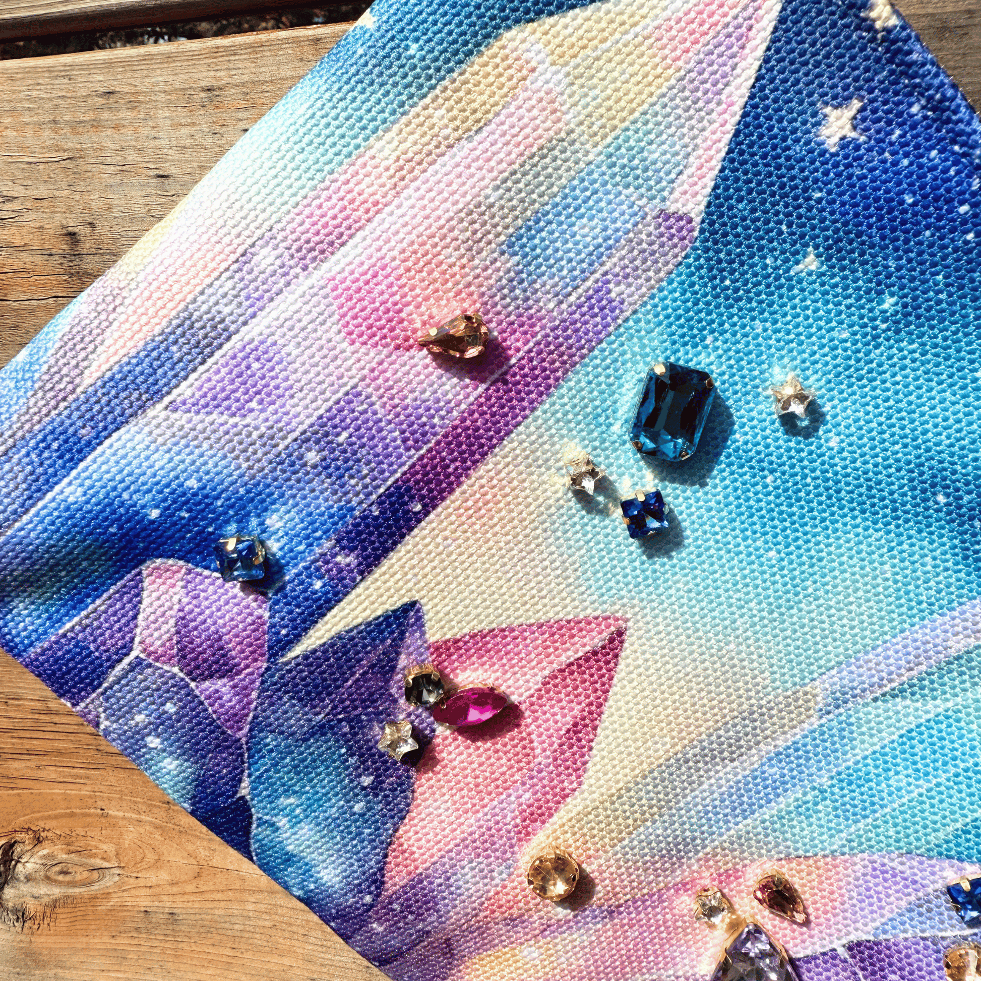 Crystal Sparkle Zip Pouch My Sparkling Emporium