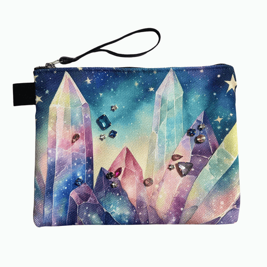 Crystal Sparkle Zip Pouch My Sparkling Emporium