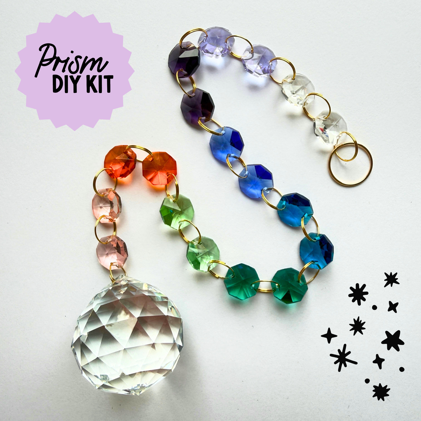 Disco Prism Suncatcher Kit My Sparkling Emporium