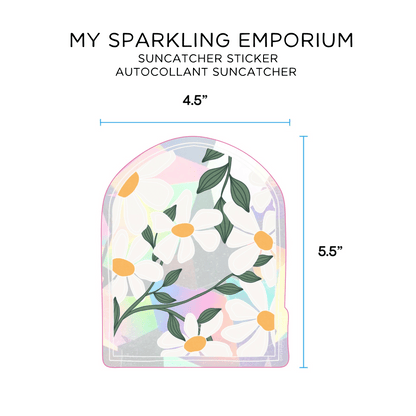 Daisy Suncatcher Sticker My Sparkling Emporium