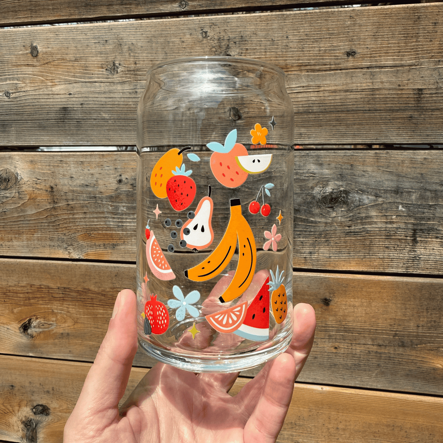 Fruit Salad Can Glass My Sparkling Emporium