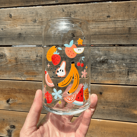 Fruit Salad Can Glass My Sparkling Emporium