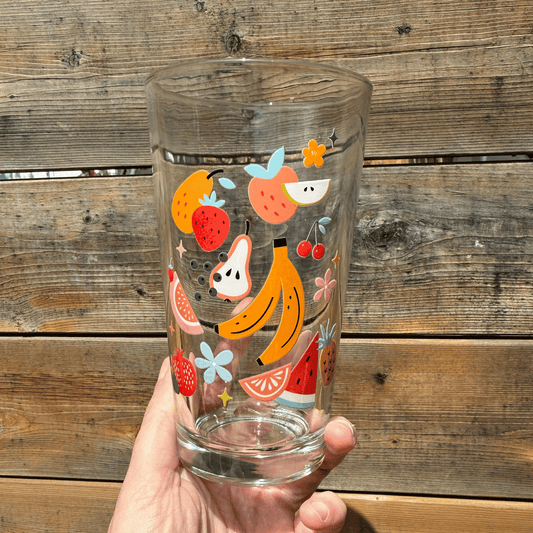 Fruit Salad Pint Glass My Sparkling Emporium