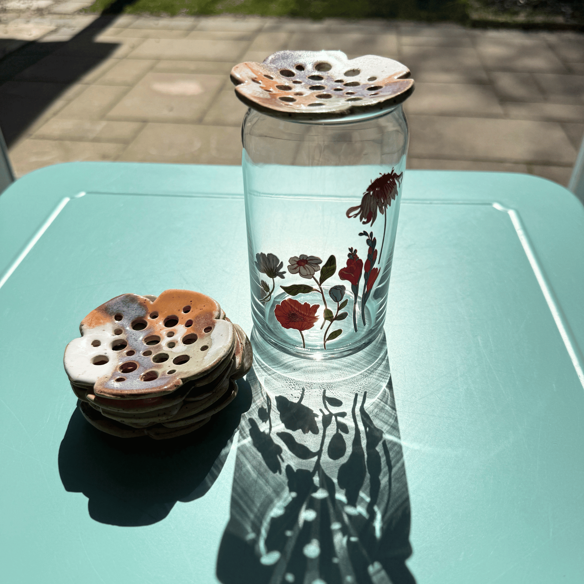 Flower Frog: Coast PotteryByMae