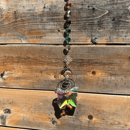 Garden Butterfly Prism Suncatcher My Sparkling Emporium