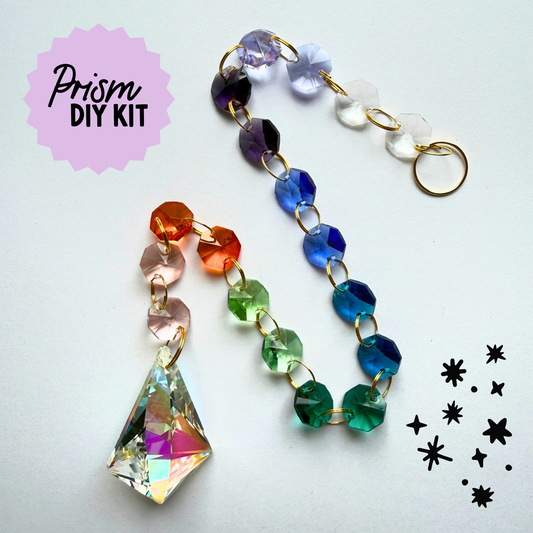 Iridescent Geo Prism Suncatcher Kit My Sparkling Emporium