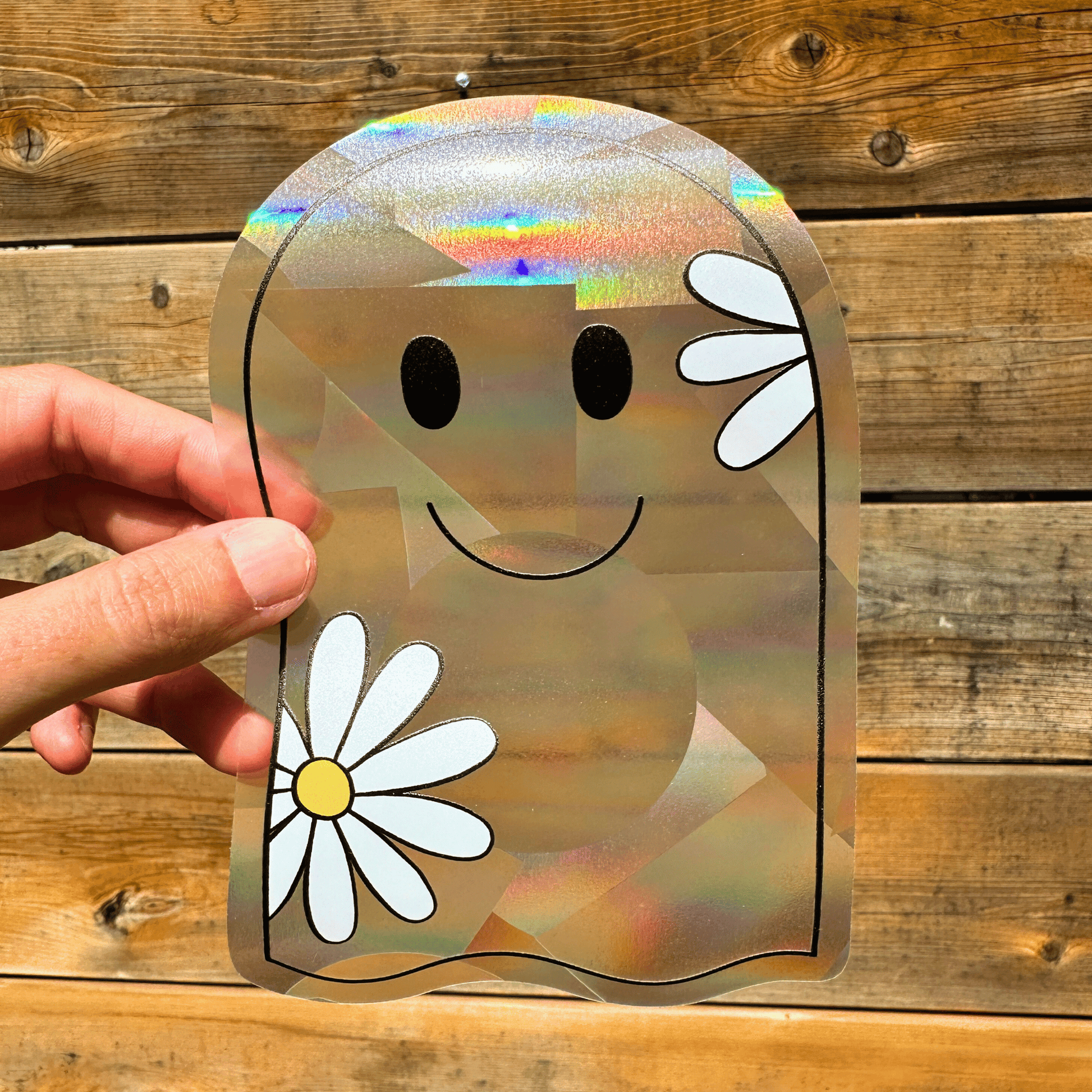 Ghostie Suncatcher Sticker My Sparkling Emporium