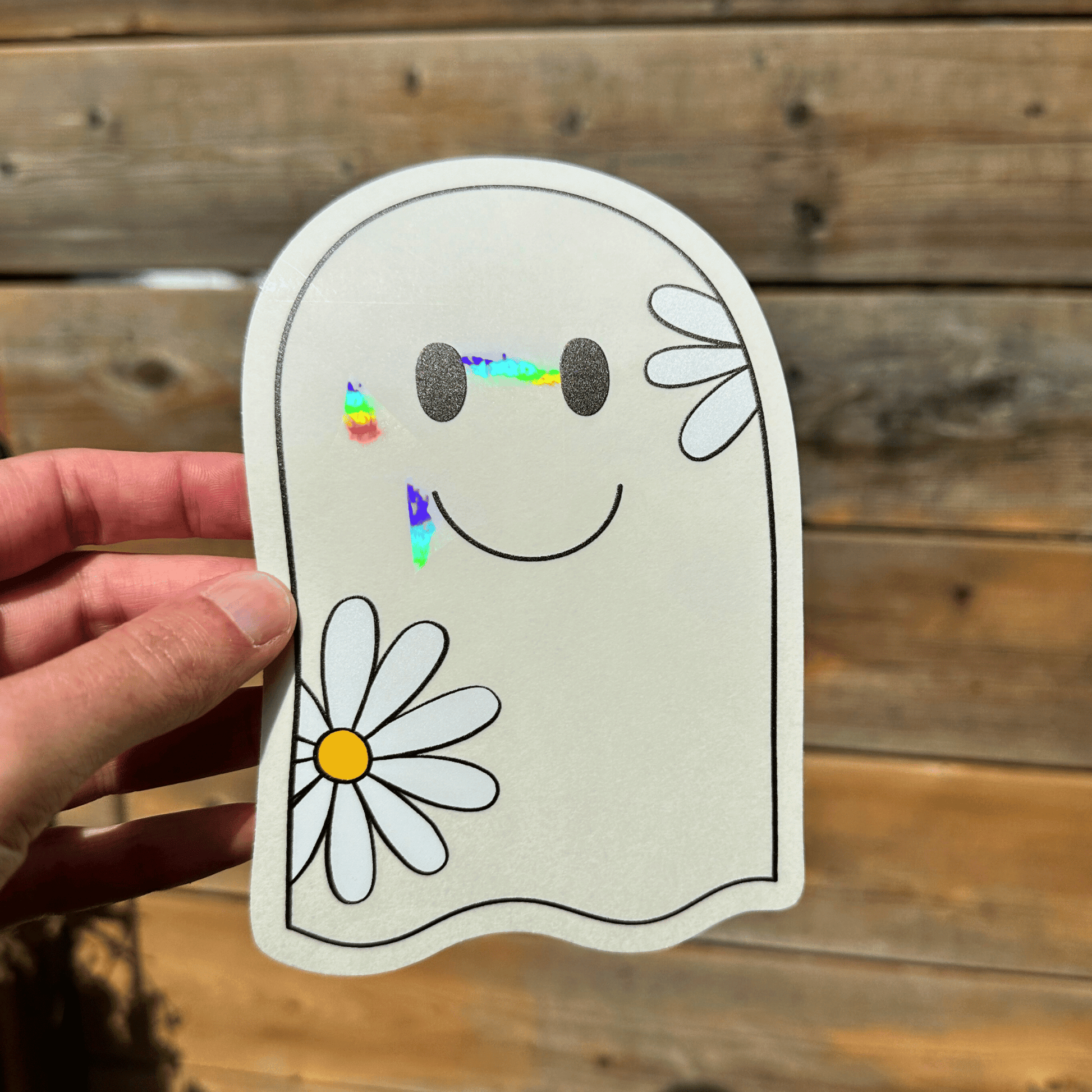 Ghostie Suncatcher Sticker My Sparkling Emporium