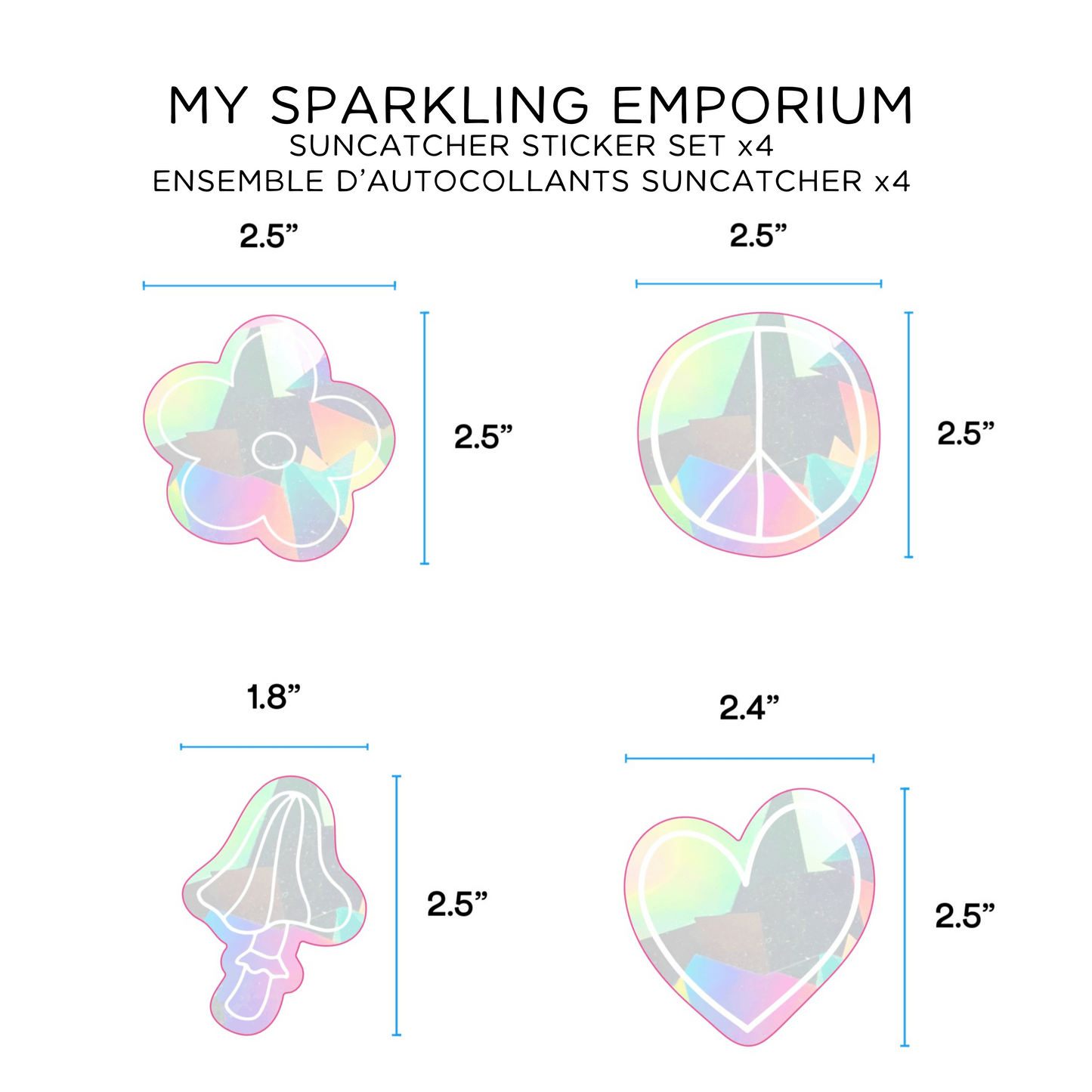 Sticker Set: Groovy Mix My Sparkling Emporium