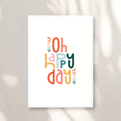 Happy Day Digital Poster My Sparkling Emporium