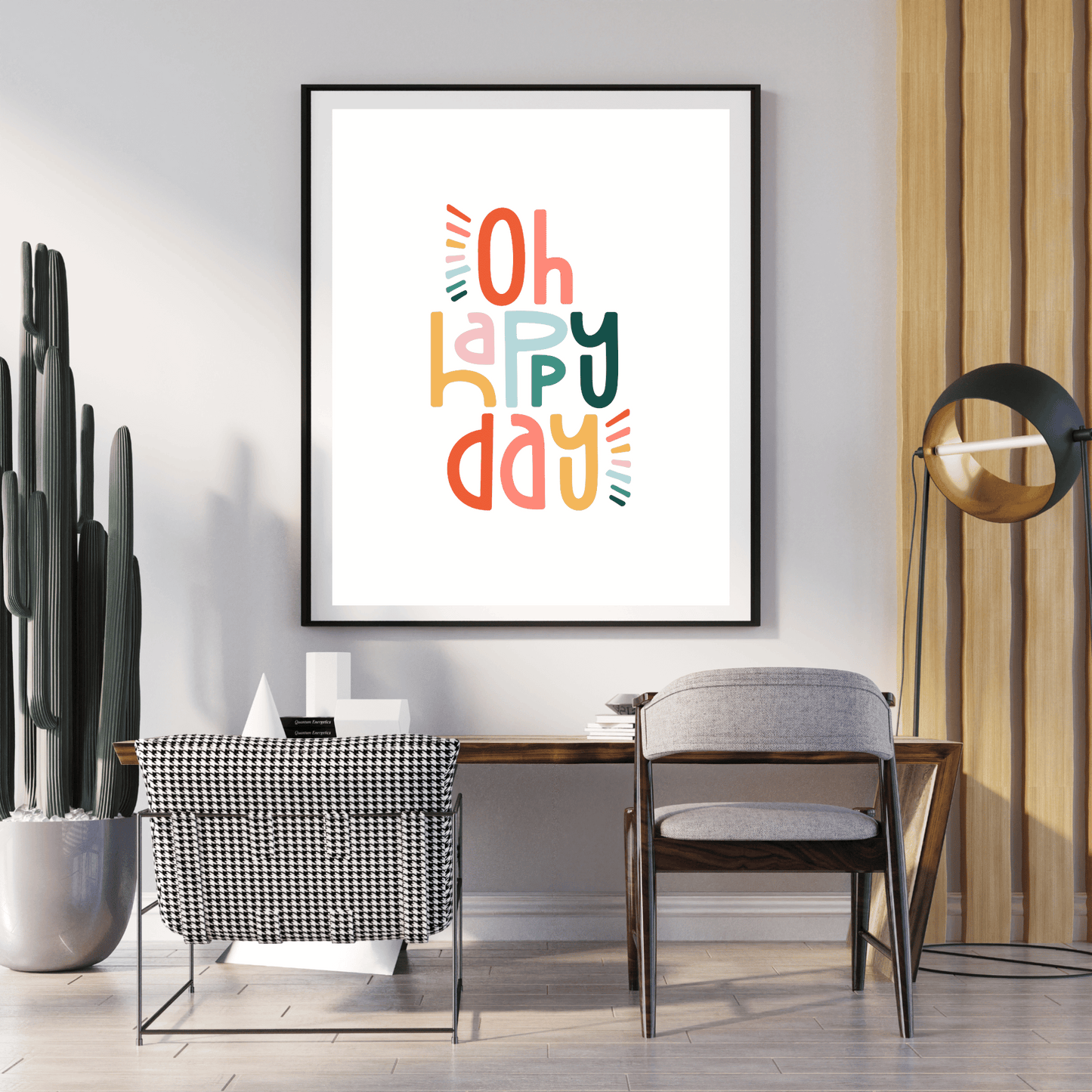 Happy Day Digital Poster My Sparkling Emporium