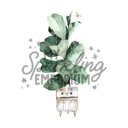 Happy Plant Poster Print My Sparkling Emporium