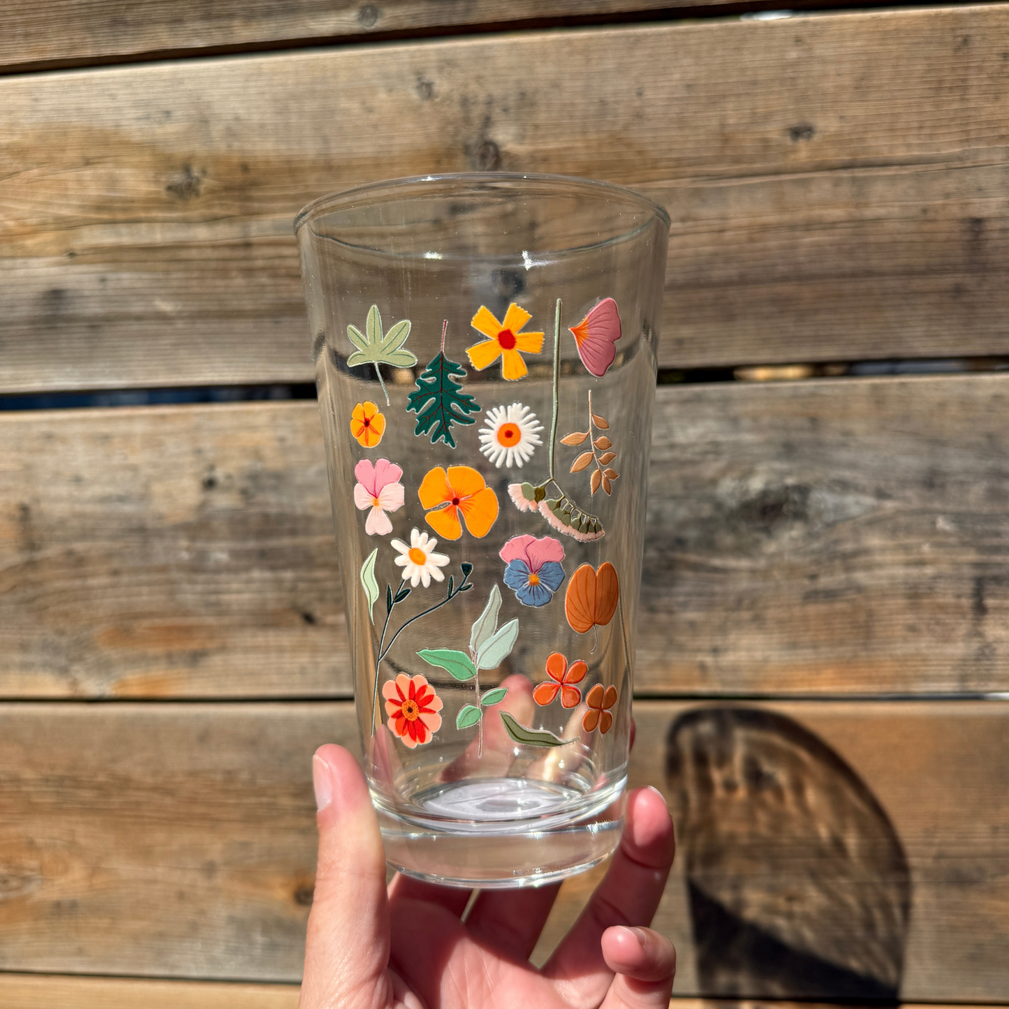 Harvest Garden Pint Glass My Sparkling Emporium