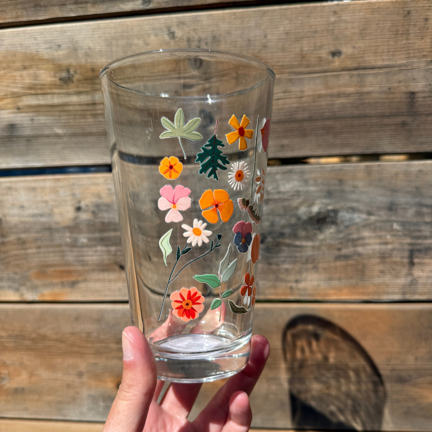 Harvest Garden Pint Glass My Sparkling Emporium