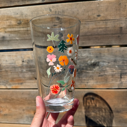Harvest Garden Pint Glass My Sparkling Emporium