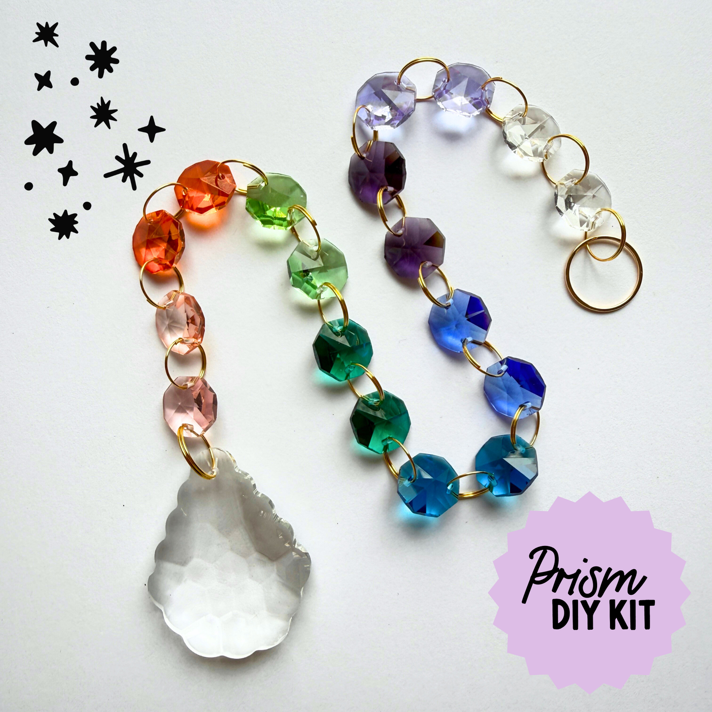 Honeycomb Prism Suncatcher Kit My Sparkling Emporium