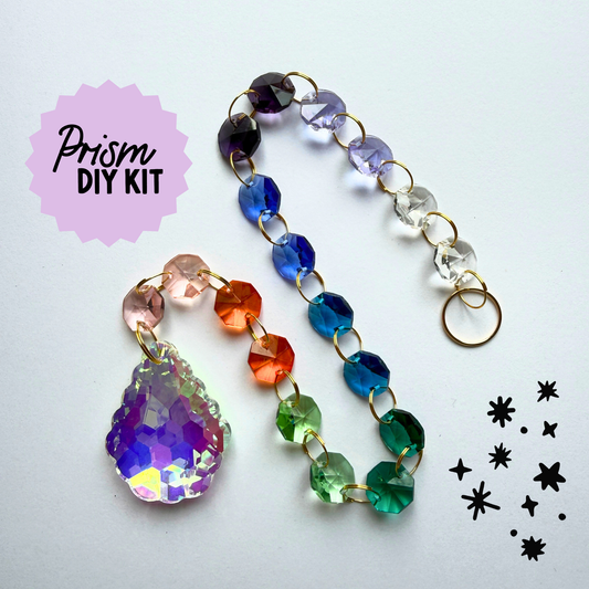 Iridescent Honeycomb Prism Suncatcher Kit My Sparkling Emporium