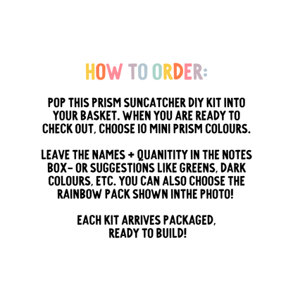 Waterfall Prism Suncatcher Kit