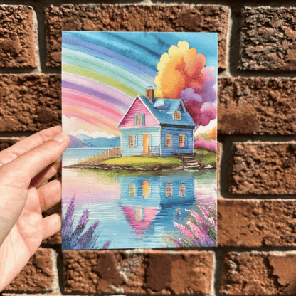 Lakehouse Postcard Print My Sparkling Emporium