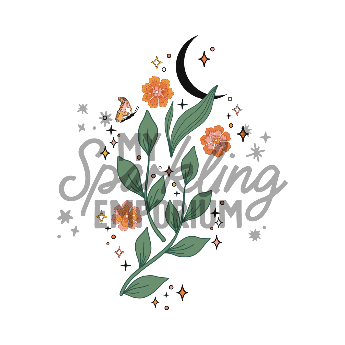 Midnight Sprout Poster Print My Sparkling Emporium