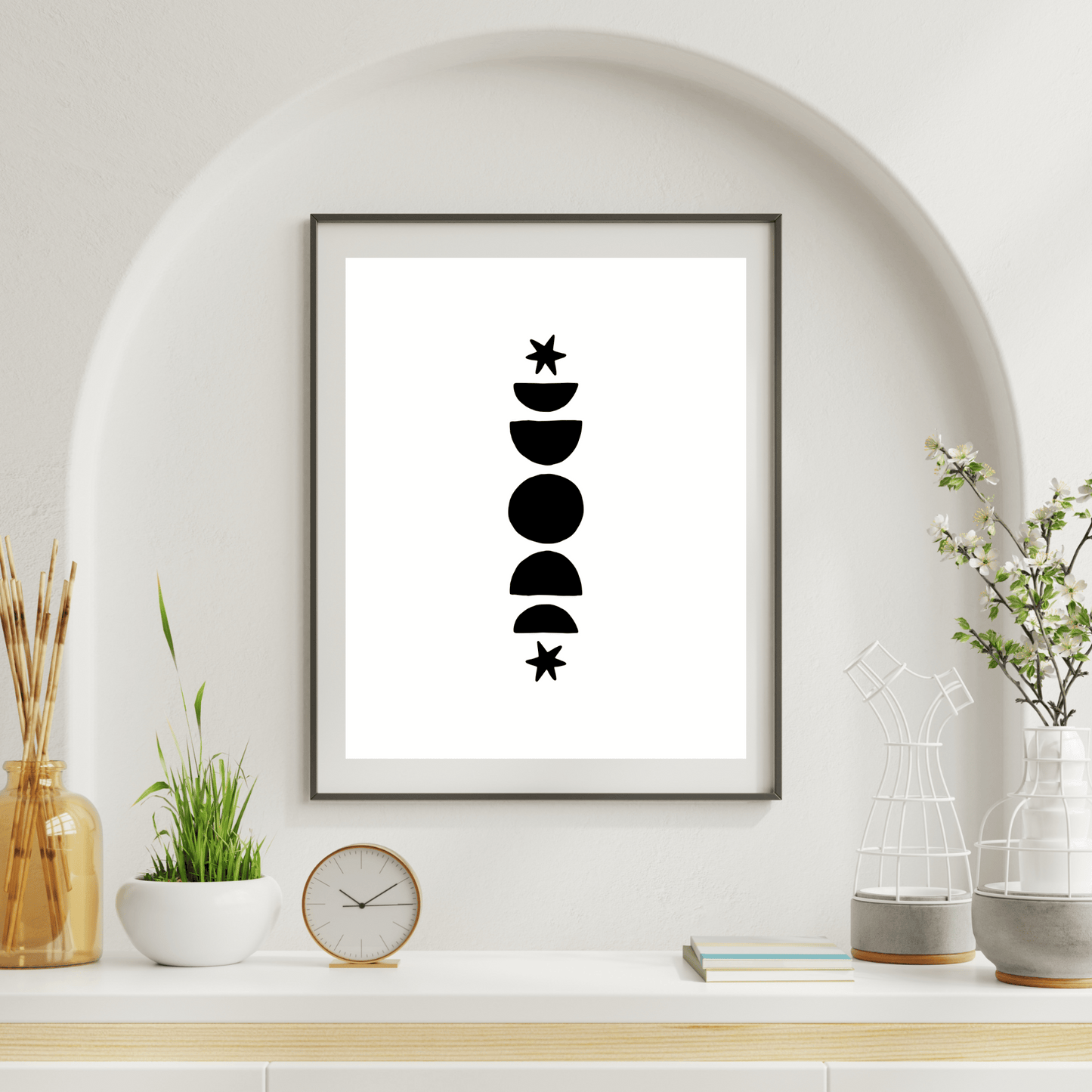 Moon Phase Digital Poster My Sparkling Emporium